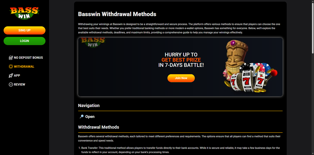 Basswin Casino UK 2026 – Honest Review & Player Guide Casino